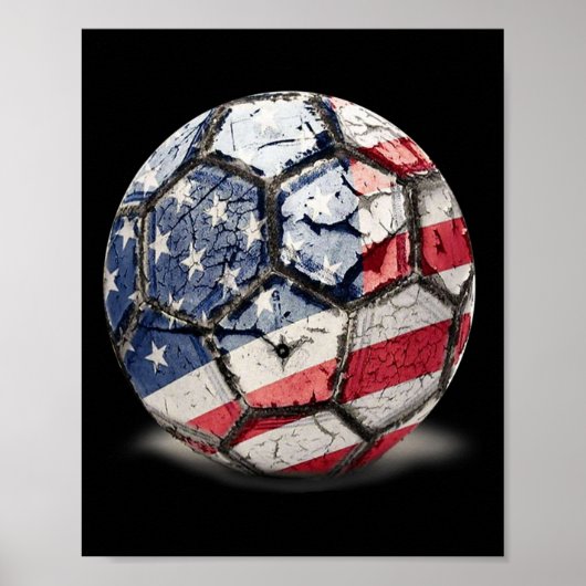 Amerikaans Voetbal Soccer Poster (Voorkant)