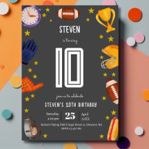 Amerikaans voetbal sport bal kids verjaardag