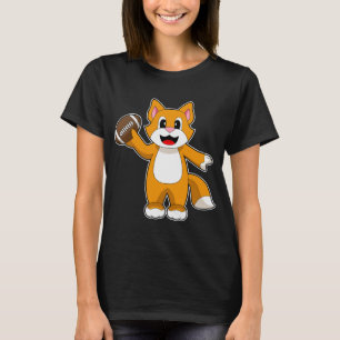 Amerikaans voetbal sport voor katten t-shirt