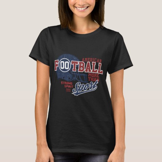 Amerikaans voetbal t-shirt (Voorkant)