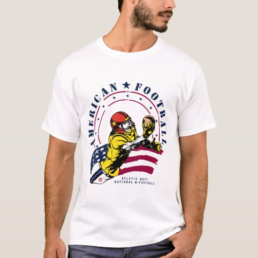 AMERIKAANS VOETBAL T-SHIRT (Voorkant)