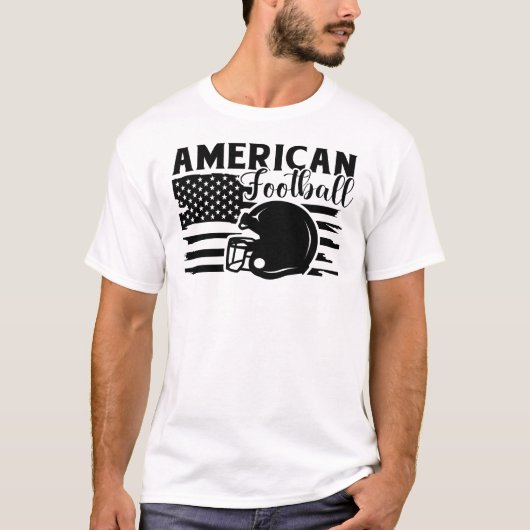 Amerikaans voetbal t-shirt (Voorkant)