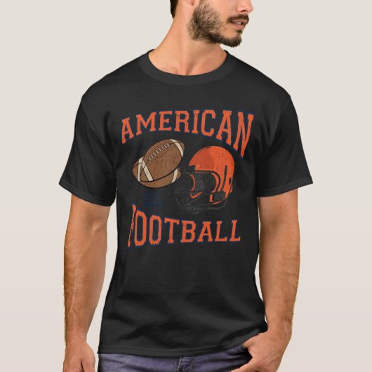 Amerikaans voetbal   t-shirt (Voorkant)