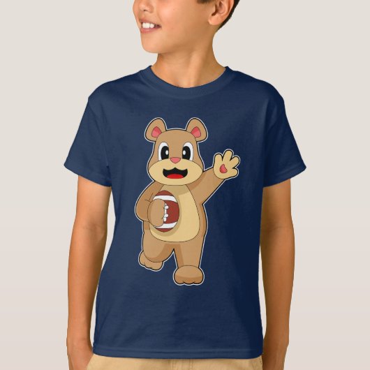 Amerikaans voetbal t-shirt (Voorkant)