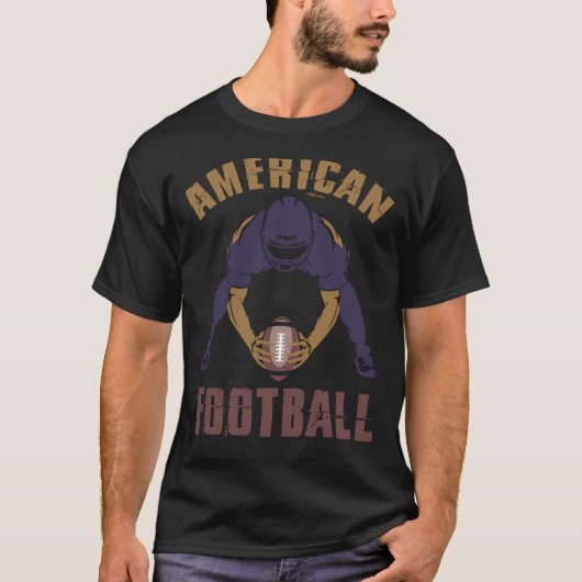Amerikaans voetbal t-shirt (Voorkant)