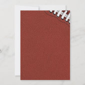 Amerikaans Voetbal Verjaardagsfoto Bedankt Kaart (Achterkant)