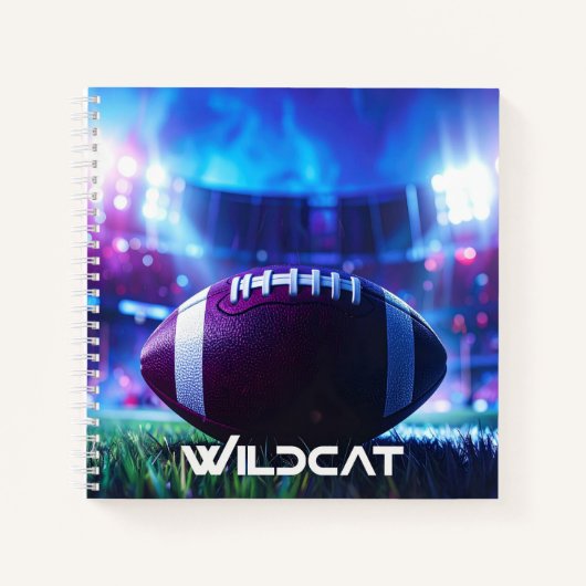 AMERIKAANS VOETBAL - WILDCAT NOTITIEBOEK (Voorkant)