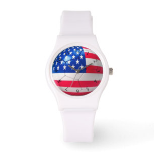 Amerikaans voetbalballon horloge