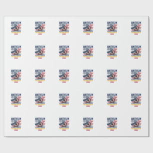 Amerikaans Voetbalfan Toernooi 2026 Vintage T-shir Cadeaupapier