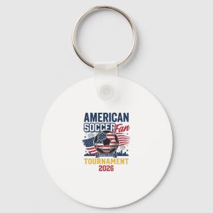 Amerikaans Voetbalfan Toernooi 2026 Vintage T-shir Sleutelhanger