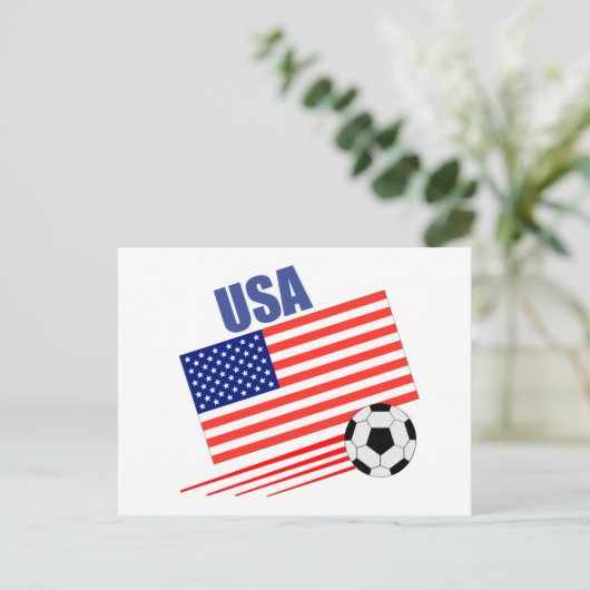 Amerikaans voetbalteam briefkaart (Staand voorkant)