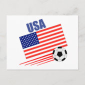 Amerikaans voetbalteam briefkaart (Voorkant)