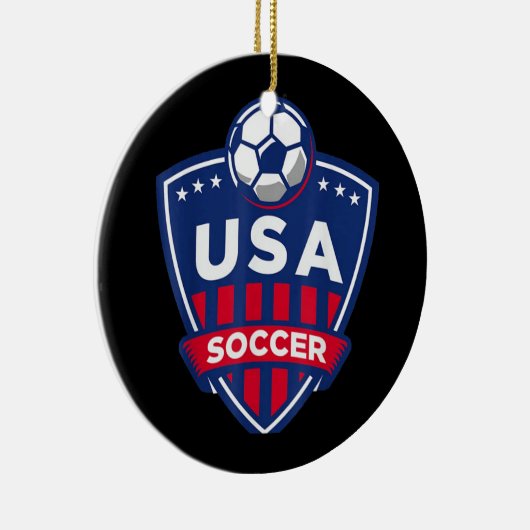 Amerikaans voetbalteam keramisch ornament (Rechts)