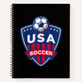 Amerikaans voetbalteam notitieboek (Voorkant)