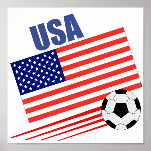 Amerikaans voetbalteam poster (Voorkant)