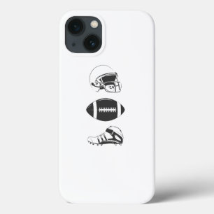 Amerikaans Voetbaluitrusting Silhouet Helm Bal Case-Mate iPhone Case
