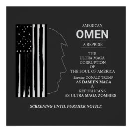 Amerikaans Voorteken Perfect Poster