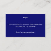 Amerikaans Vrijheidsbeeld Visitekaartje (Achterkant)