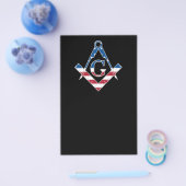 Amerikaans vrijmetselaarsymbool flyer (Enkel)