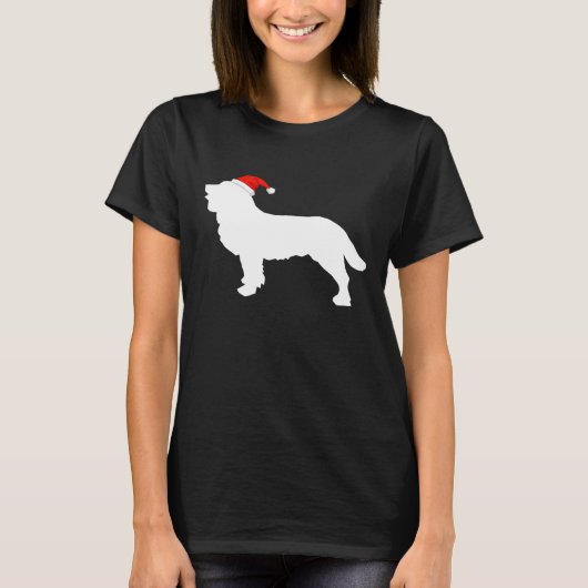 Amerikaans waterspaniel met kerstmis t-shirt (Voorkant)