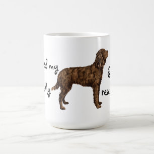 Amerikaans waterspaniel redden koffiemok