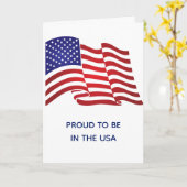 Amerikaans Wenskaart Kaart (Gele Bloem)