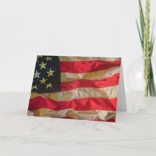 Amerikaans Wenskaart Kaart (Voorkant)