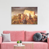 Amerikaans Westen, Advies over Prairie door Ranne Canvas Afdruk (Insitu (Woonkamer))