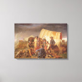 Amerikaans Westen, Advies over Prairie door Ranne Canvas Afdruk (Voorkant)