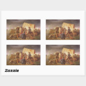 Amerikaans Westen, Advies over Prairie door Ranne Rechthoekige Sticker (Vel)