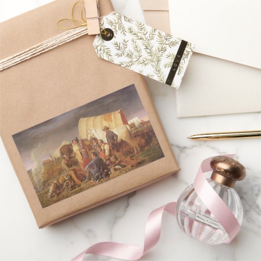 Amerikaans Westen, Advies over Prairie door Ranne Rechthoekige Sticker (Geschenken)