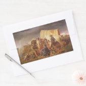 Amerikaans Westen, Advies over Prairie door Ranne Rechthoekige Sticker (Envelop)