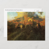  Amerikaans Westen, Overland Trail van Johnson Briefkaart (Voorkant / Achterkant)