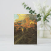 Amerikaans Westen, Overland Trail van Johnson Briefkaart (Staand voorkant)