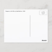 -Amerikaans Westen, Teepees op Plain door Bodmer Briefkaart (Achterkant)