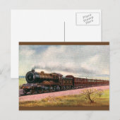 -Amerikaans Westen, Westerne Grenstrein Briefkaart (Voorkant / Achterkant)