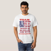 Amerikaans wintersportteam t-shirt (Voorkant volledig)