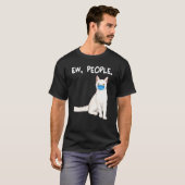 Amerikaans Wirehair Ew People Cat Wearing Face Mas T-shirt (Voorkant volledig)