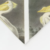Amerikaans-witte pelikaan door Audubon Fleece Deken (Hoek)