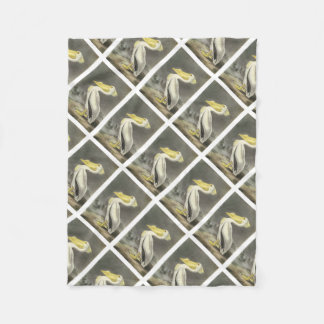 Amerikaans-witte pelikaan door Audubon Fleece Deken