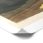 Amerikaans-witte pelikaan door het Poster van Audu (Hoek)