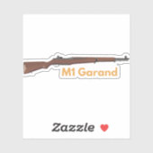 Amerikaans WO2 geweer M1 Garand Sticker (Vel)