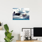 Amerikaans WWII-vliegtuig MAAFA Poster (Thuiskantoor)
