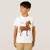 Amerikaans zadelrob Champion Kinder Ringer T-shirt (Voorkant volledig)