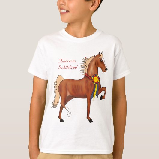 Amerikaans zadelrob Champion Kinder Ringer T-shirt (Voorkant)