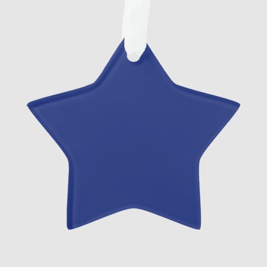 Amerikaans zeezeilschip blauw decor ornament (achterkant)