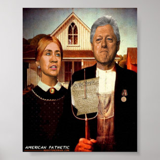 Amerikaans zielig poster