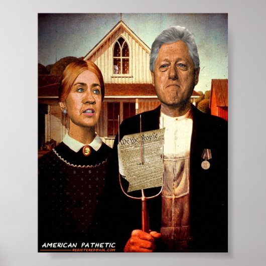 Amerikaans zielig poster (Voorkant)