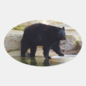 Amerikaans zwart Beer #1-2 Sticker (Voorkant)