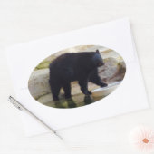 Amerikaans zwart Beer #1-2 Sticker (Envelop)